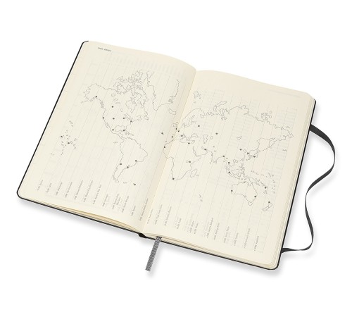 Еженедельник Moleskine CLASSIC WKLY Large 130х210мм 144стр. черный