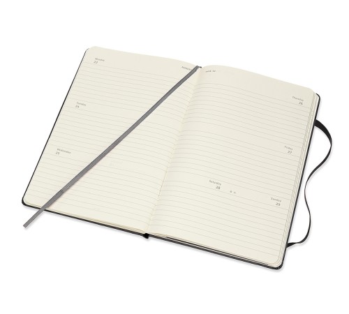 Еженедельник Moleskine CLASSIC WKLY Large 130х210мм 144стр. черный