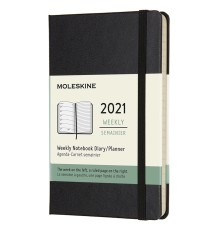 Еженедельник Moleskine CLASSIC WKNT Pocket 90x140мм 144стр. черный