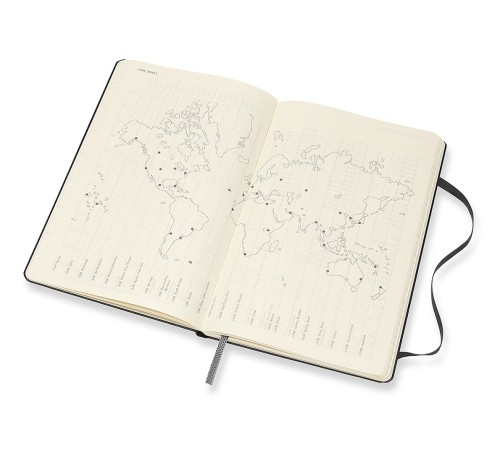 Еженедельник Moleskine CLASSIC WKNT Large 130х210мм 144стр. черный