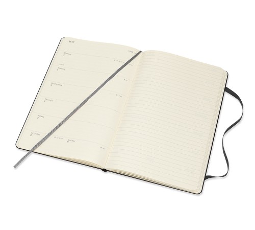 Еженедельник Moleskine CLASSIC WKNT Large 130х210мм 144стр. черный