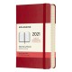 Ежедневник Moleskine CLASSIC Pocket 90x140мм 400стр. красный