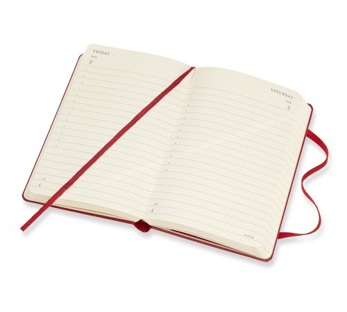 Ежедневник Moleskine CLASSIC Pocket 90x140мм 400стр. красный