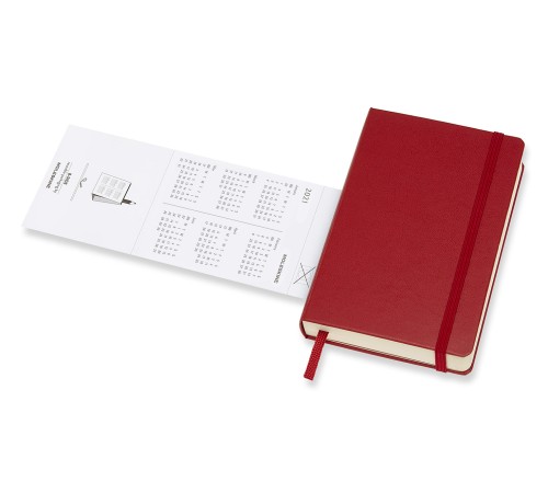 Ежедневник Moleskine CLASSIC Pocket 90x140мм 400стр. красный
