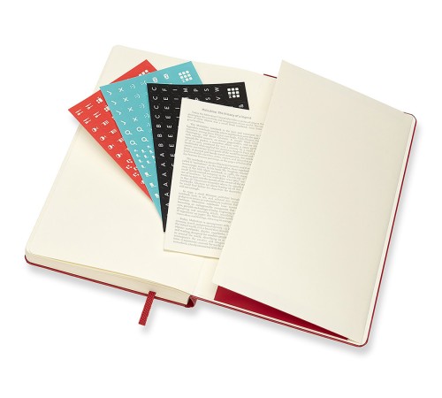 Ежедневник Moleskine CLASSIC Large 130х210мм 400стр. красный