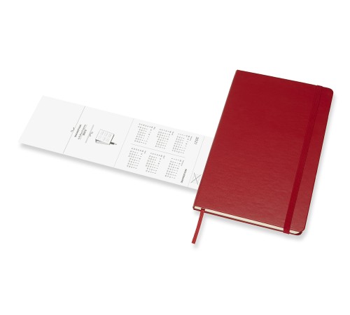 Еженедельник Moleskine CLASSIC WKNT Large 130х210мм 144стр. красный
