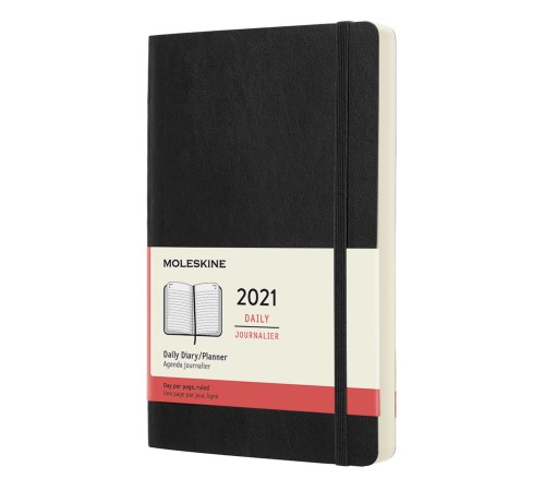 Ежедневник Moleskine CLASSIC SOFT Large 130х210мм 400стр. мягкая обложка черный