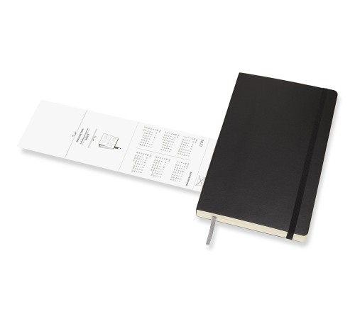 Ежедневник Moleskine CLASSIC SOFT Large 130х210мм 400стр. мягкая обложка черный