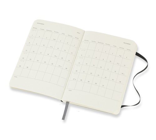 Еженедельник Moleskine CLASSIC SOFT WKNT Pocket 90x140мм 144стр. мягкая обложка черный