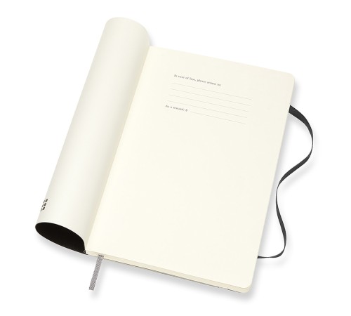 Еженедельник Moleskine CLASSIC SOFT WKNT Large 130х210мм 144стр. мягкая обложка черный