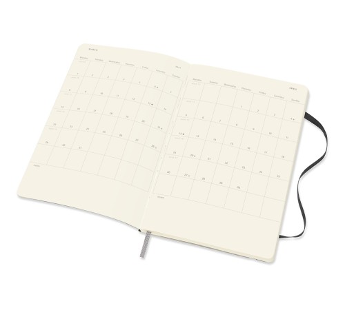 Еженедельник Moleskine CLASSIC SOFT WKNT Large 130х210мм 144стр. мягкая обложка черный