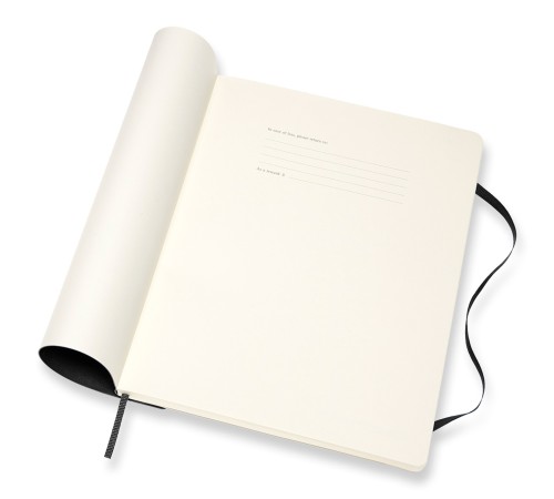 Еженедельник Moleskine CLASSIC SOFT WKNT XL 190х250мм 144стр. мягкая обложка черный