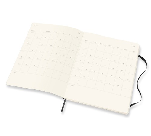 Еженедельник Moleskine CLASSIC SOFT WKNT XL 190х250мм 144стр. мягкая обложка черный