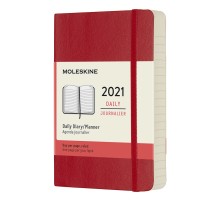 Ежедневник Moleskine CLASSIC SOFT Pocket 90x140мм 400стр. мягкая обложка красный