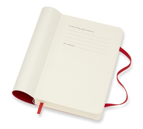 Ежедневник Moleskine CLASSIC SOFT Pocket 90x140мм 400стр. мягкая обложка красный