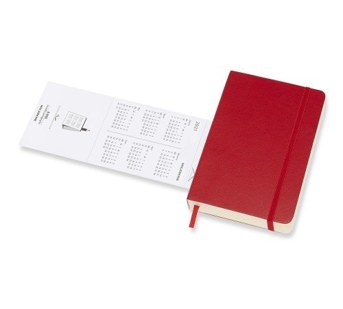 Ежедневник Moleskine CLASSIC SOFT Pocket 90x140мм 400стр. мягкая обложка красный