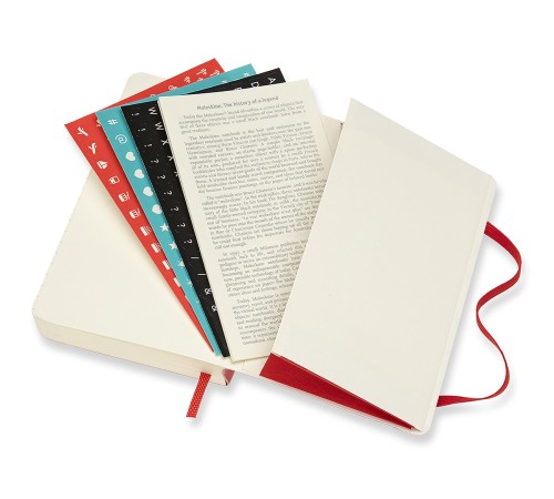 Ежедневник Moleskine CLASSIC SOFT Pocket 90x140мм 400стр. мягкая обложка красный