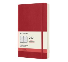 Ежедневник Moleskine CLASSIC SOFT Large 130х210мм 400стр. мягкая обложка красный