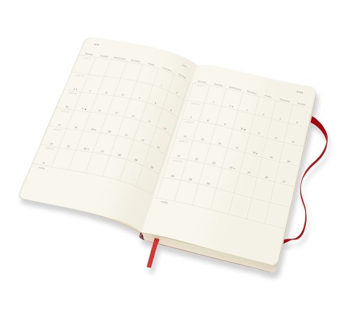 Ежедневник Moleskine CLASSIC SOFT Large 130х210мм 400стр. мягкая обложка красный