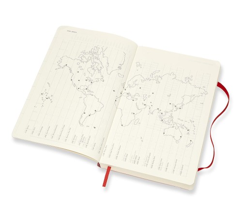 Ежедневник Moleskine CLASSIC SOFT Large 130х210мм 400стр. мягкая обложка красный