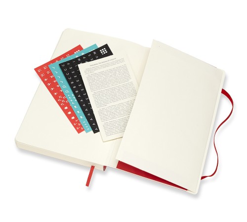 Ежедневник Moleskine CLASSIC SOFT Large 130х210мм 400стр. мягкая обложка красный