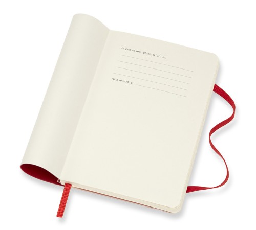 Еженедельник Moleskine CLASSIC SOFT WKNT Pocket 90x140мм 144стр. мягкая обложка красный