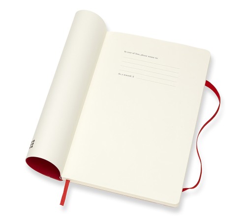 Еженедельник Moleskine CLASSIC SOFT WKNT Large 130х210мм 144стр. мягкая обложка красный