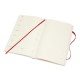 Еженедельник Moleskine CLASSIC SOFT WKNT Large 130х210мм 144стр. мягкая обложка красный