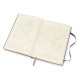 Еженедельник Moleskine ACADEMIC WKNT Large 130х210мм датир.18мес 208стр. черный