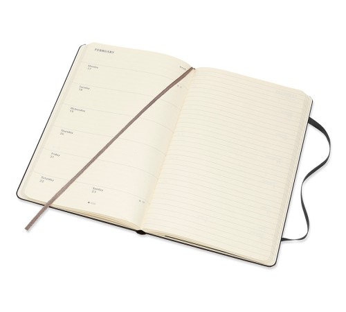 Еженедельник Moleskine ACADEMIC WKNT Large 130х210мм датир.18мес 208стр. черный Еженедельник Moleskine ACADEMIC WKNT Large 130х210мм датир.18мес 208стр. черный