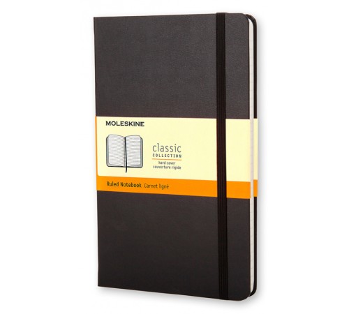 Блокнот Moleskine CLASSIC MM710 Pocket 90x140мм 192стр. линейка твердая обложка черный