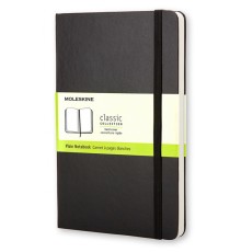Блокнот Moleskine CLASSIC QP012 Pocket 90x140мм 192стр. нелинованный твердая обложка черный
