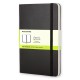 Блокнот Moleskine CLASSIC QP012 Pocket 90x140мм 192стр. нелинованный твердая обложка черный