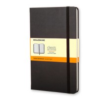 Блокнот Moleskine CLASSIC QP060 Large 130х210мм 240стр. линейка твердая обложка черный