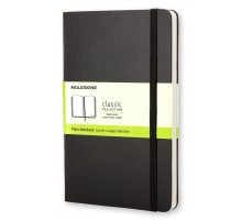 Блокнот Moleskine CLASSIC QP062 Large 130х210мм 240стр. нелинованный твердая обложка черный