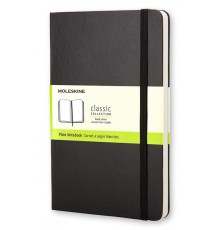 Блокнот Moleskine CLASSIC QP062 Large 130х210мм 240стр. нелинованный твердая обложка черный