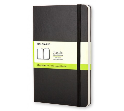 Блокнот Moleskine CLASSIC QP062 Large 130х210мм 240стр. нелинованный твердая обложка черный Блокнот Moleskine CLASSIC QP062 Large 130х210мм 240стр. нелинованный твердая обложка черный