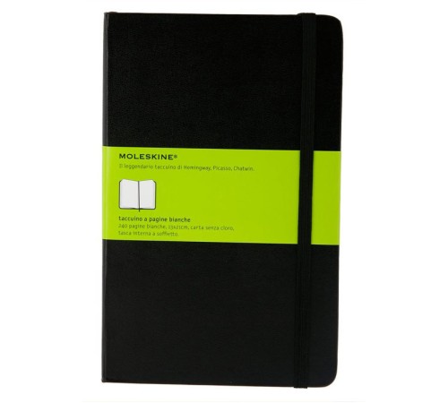 Блокнот Moleskine CLASSIC QP062 Large 130х210мм 240стр. нелинованный твердая обложка черный Блокнот Moleskine CLASSIC QP062 Large 130х210мм 240стр. нелинованный твердая обложка черный