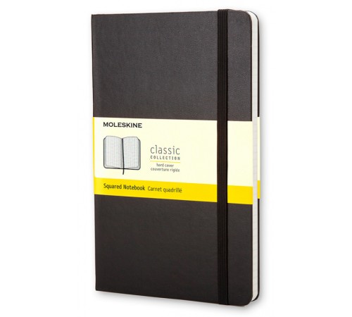 Блокнот Moleskine CLASSIC QP061 Large 130х210мм 240стр. клетка твердая обложка черный Блокнот Moleskine CLASSIC QP061 Large 130х210мм 240стр. клетка твердая обложка черный