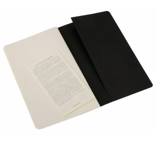 Блокнот Moleskine CAHIER JOURNAL QP323 XLarge 190х250мм обложка картон 120стр. нелинованный черный (3шт)