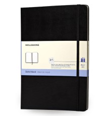 Блокнот для рисования Moleskine ART SKETCHBOOK ARTQP063 Large 130х210мм 104стр. твердая обложка черный