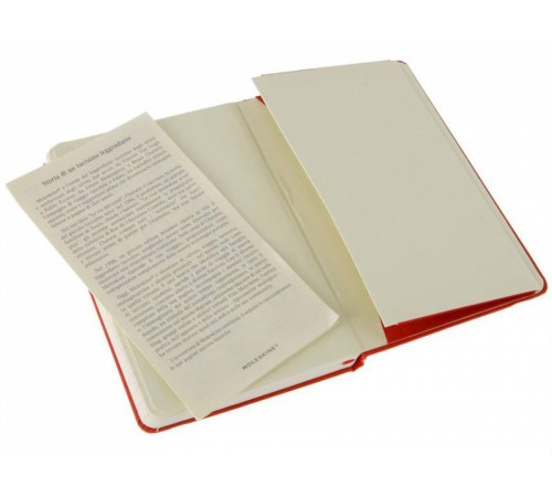 Блокнот Moleskine CLASSIC MM710R Pocket 90x140мм 192стр. линейка твердая обложка красный