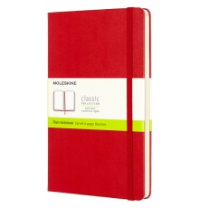 Блокнот Moleskine CLASSIC QP062R Large 130х210мм 240стр. нелинованный твердая обложка красный