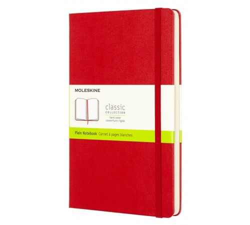 Блокнот Moleskine CLASSIC QP062R Large 130х210мм 240стр. нелинованный твердая обложка красный Блокнот Moleskine CLASSIC QP062R Large 130х210мм 240стр. нелинованный твердая обложка красный