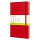 Блокнот Moleskine CLASSIC QP062R Large 130х210мм 240стр. нелинованный твердая обложка красный
