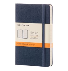 Блокнот Moleskine CLASSIC MM710B20 Pocket 90x140мм 192стр. линейка твердая обложка синий сапфир