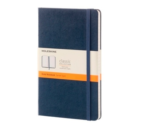 Блокнот Moleskine CLASSIC QP060B20 Large 130х210мм 240стр. линейка твердая обложка синий сапфир Блокнот Moleskine CLASSIC QP060B20 Large 130х210мм 240стр. линейка твердая обложка синий сапфир