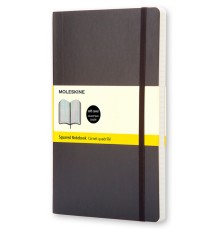 Блокнот Moleskine CLASSIC SOFT QP612 Pocket 90x140мм 192стр. клетка мягкая обложка черный