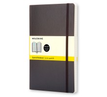 Блокнот Moleskine CLASSIC SOFT QP617 Large 130х210мм 192стр. клетка мягкая обложка черный