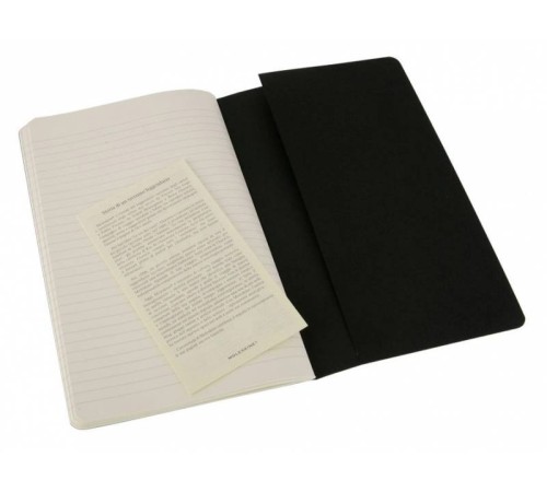 Блокнот Moleskine CAHIER JOURNAL QP316 Large 130х210мм обложка картон 80стр. линейка черный (3шт) Блокнот Moleskine CAHIER JOURNAL QP316 Large 130х210мм обложка картон 80стр. линейка черный (3шт)